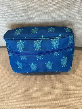 Vera Bradley Marine Blue Turtle Waterproof Travel Organizer